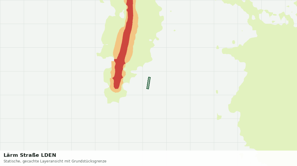 Statische Kartenansicht: Lärm Straße LDEN