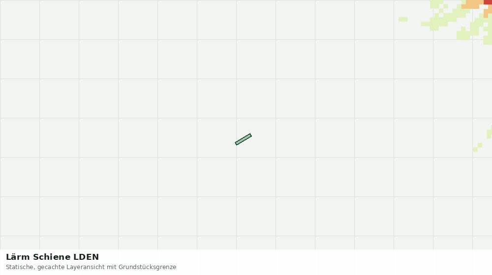 Statische Kartenansicht: Lärm Schiene LDEN