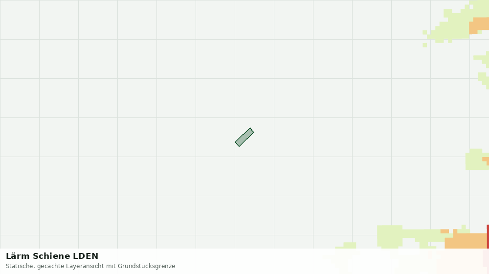 Statische Kartenansicht: Lärm Schiene LDEN