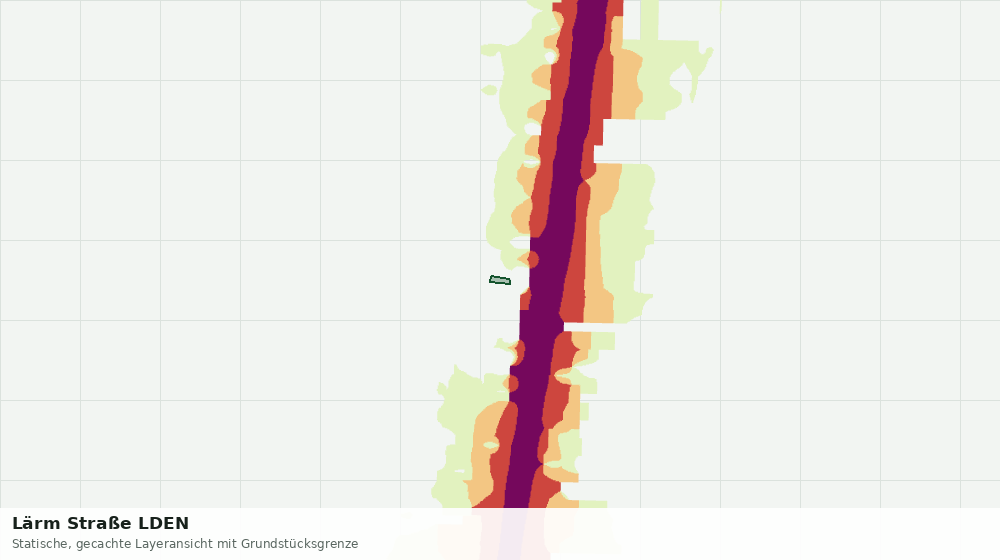 Statische Kartenansicht: Lärm Straße LDEN