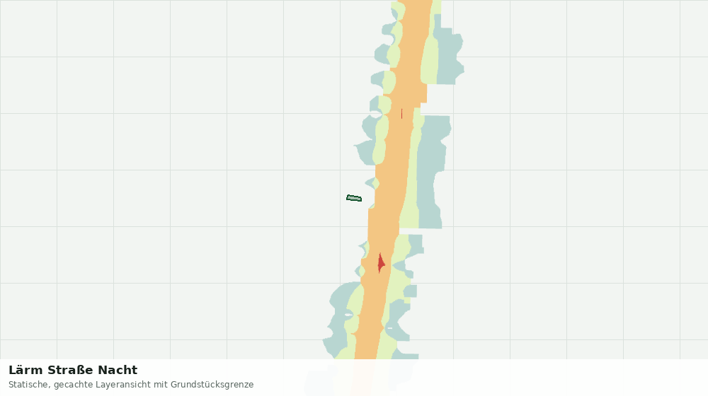 Statische Kartenansicht: Lärm Straße Nacht