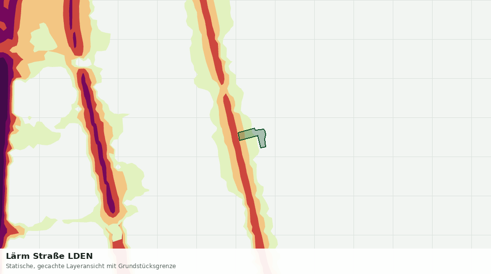 Statische Kartenansicht: Lärm Straße LDEN