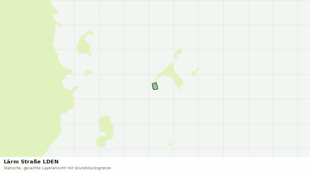 Statische Kartenansicht: Lärm Straße LDEN