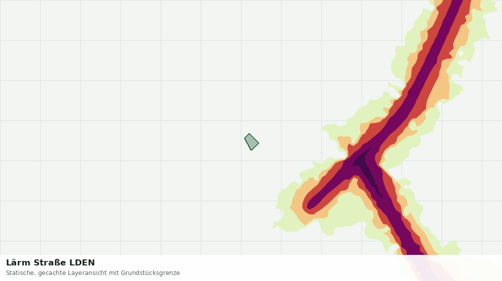 Statische Kartenansicht: Lärm Straße LDEN