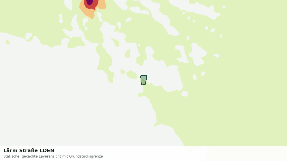 Statische Kartenansicht: Lärm Straße LDEN