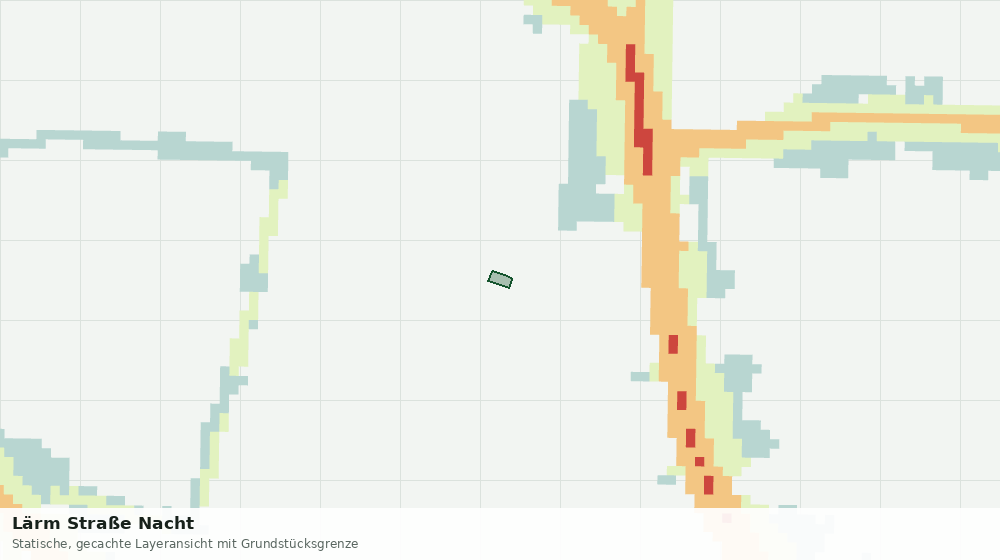 Statische Kartenansicht: Lärm Straße Nacht