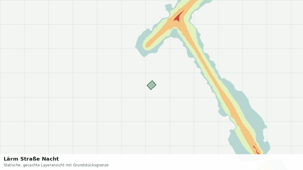 Statische Kartenansicht: Lärm Straße Nacht