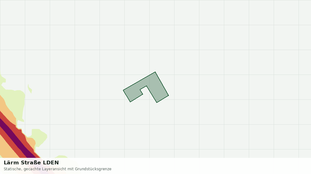 Statische Kartenansicht: Lärm Straße LDEN