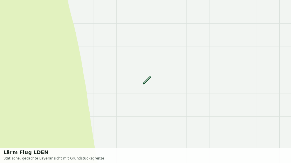 Statische Kartenansicht: Lärm Flug LDEN