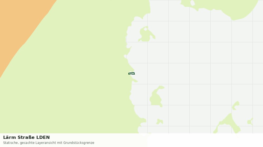 Statische Kartenansicht: Lärm Straße LDEN