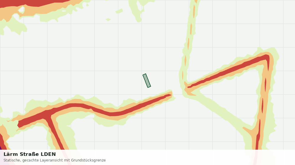 Statische Kartenansicht: Lärm Straße LDEN