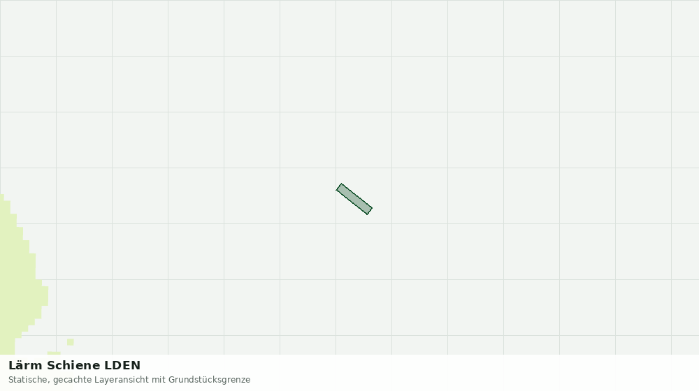 Statische Kartenansicht: Lärm Schiene LDEN
