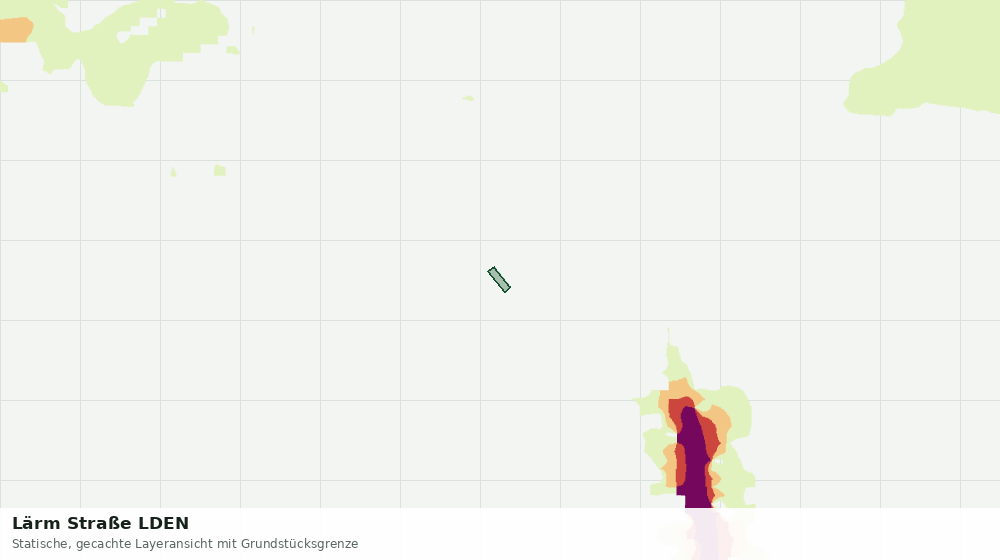 Statische Kartenansicht: Lärm Straße LDEN