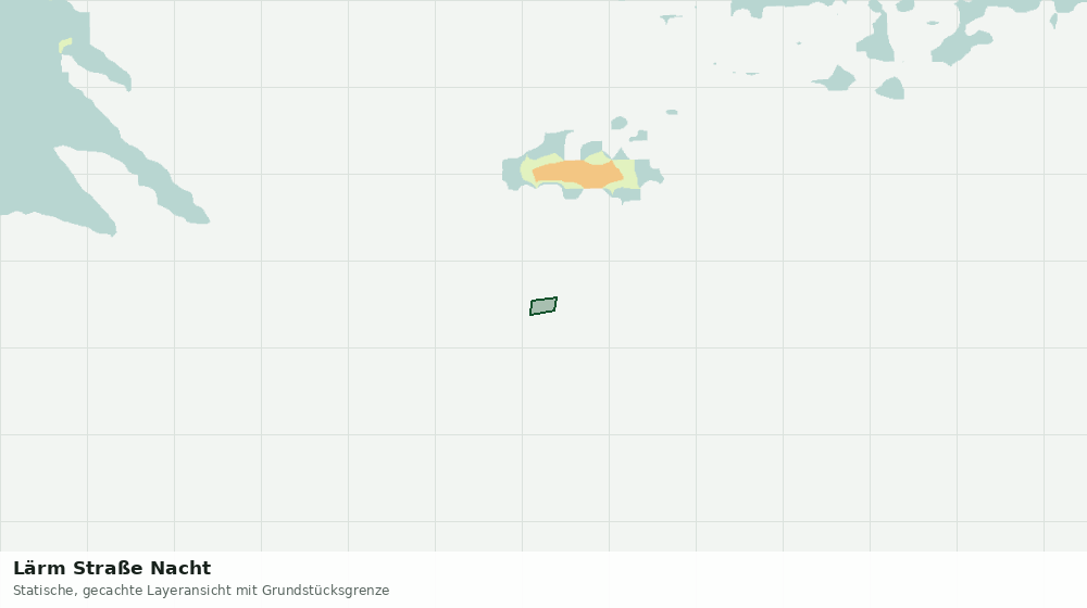 Statische Kartenansicht: Lärm Straße Nacht