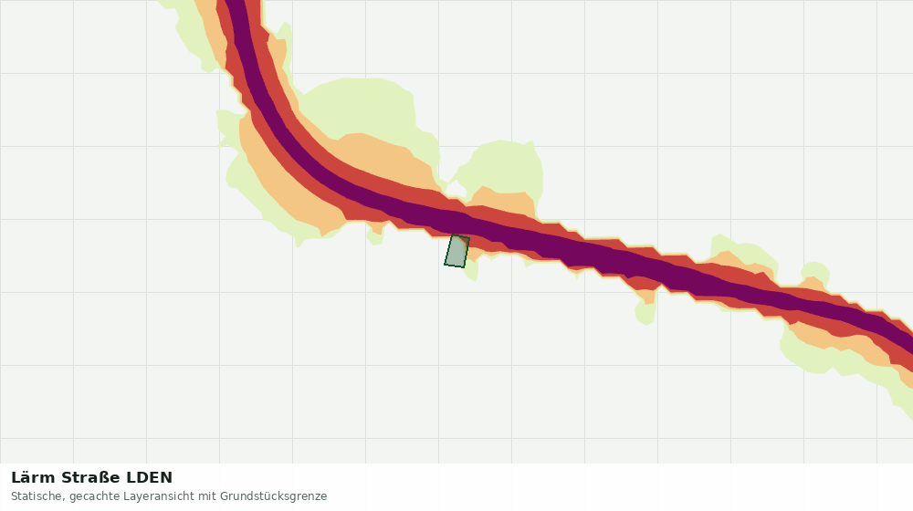 Statische Kartenansicht: Lärm Straße LDEN