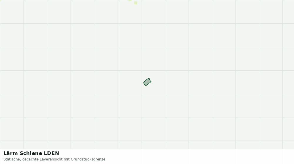 Statische Kartenansicht: Lärm Schiene LDEN