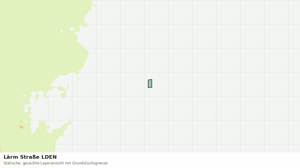 Statische Kartenansicht: Lärm Straße LDEN
