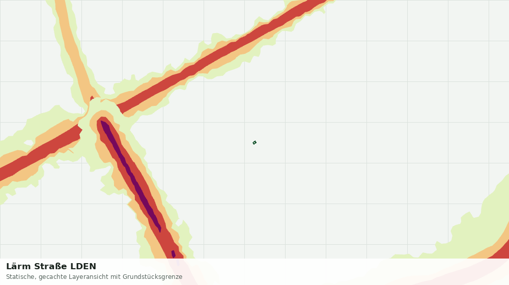 Statische Kartenansicht: Lärm Straße LDEN