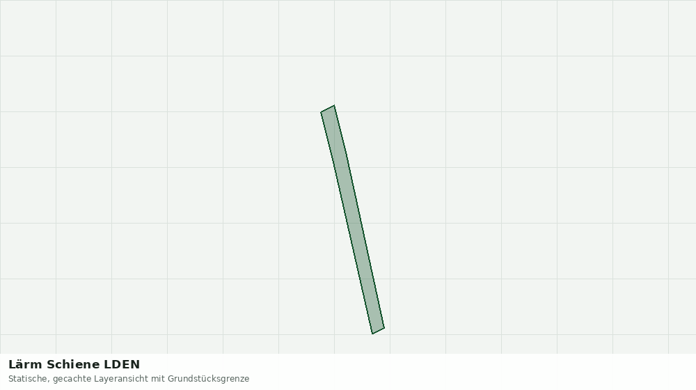 Statische Kartenansicht: Lärm Schiene LDEN