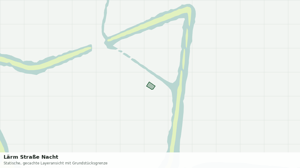 Statische Kartenansicht: Lärm Straße Nacht