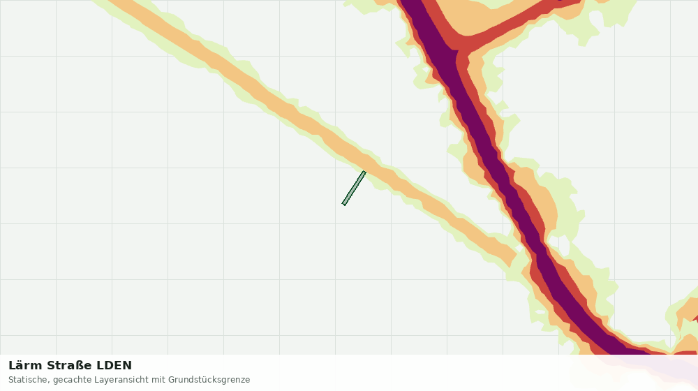Statische Kartenansicht: Lärm Straße LDEN