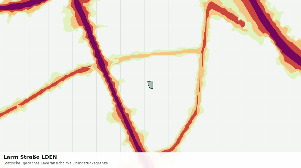 Statische Kartenansicht: Lärm Straße LDEN