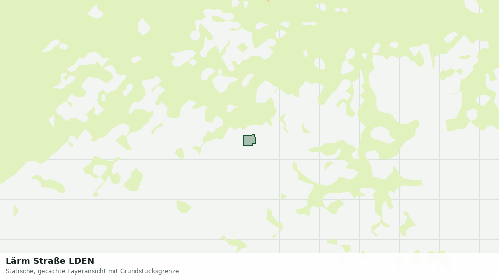 Statische Kartenansicht: Lärm Straße LDEN