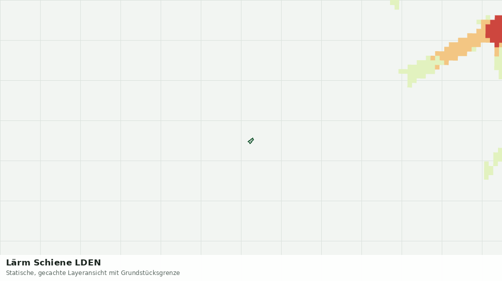 Statische Kartenansicht: Lärm Schiene LDEN