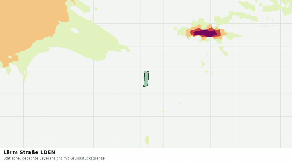 Statische Kartenansicht: Lärm Straße LDEN