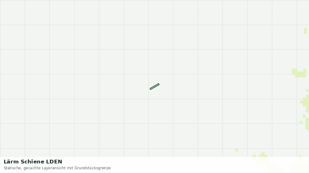 Statische Kartenansicht: Lärm Schiene LDEN