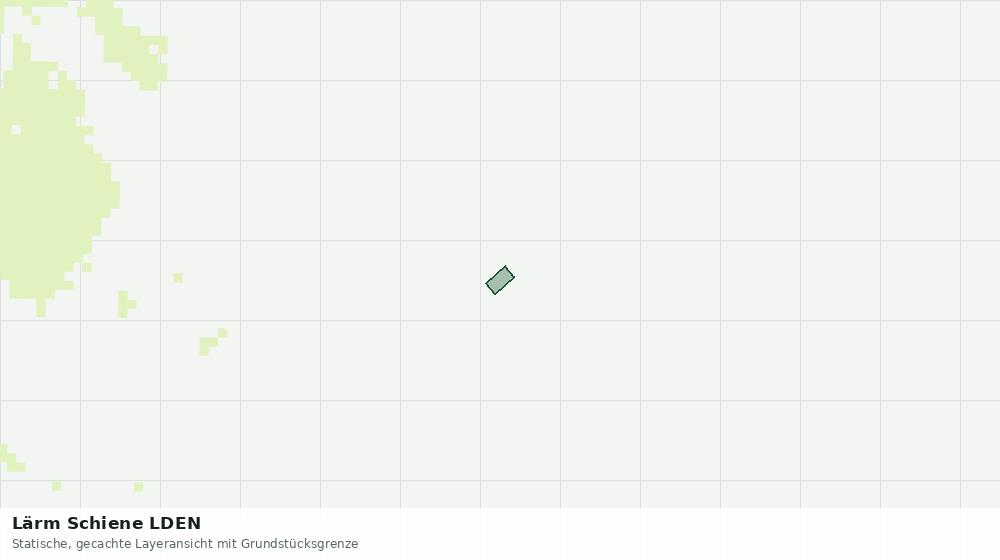 Statische Kartenansicht: Lärm Schiene LDEN