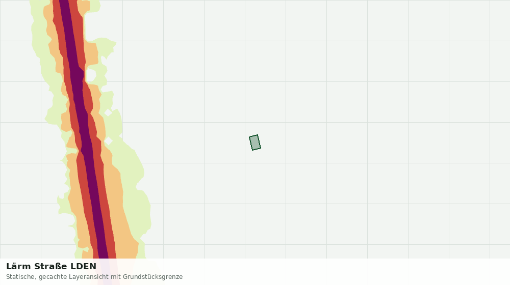 Statische Kartenansicht: Lärm Straße LDEN