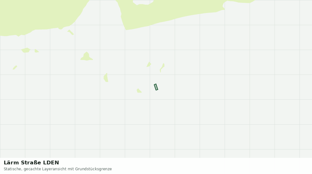 Statische Kartenansicht: Lärm Straße LDEN