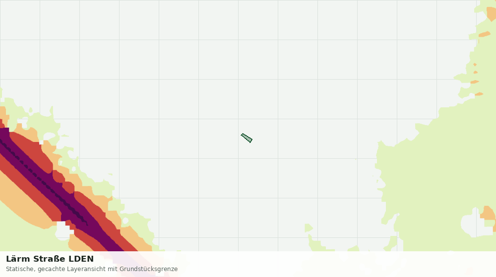 Statische Kartenansicht: Lärm Straße LDEN