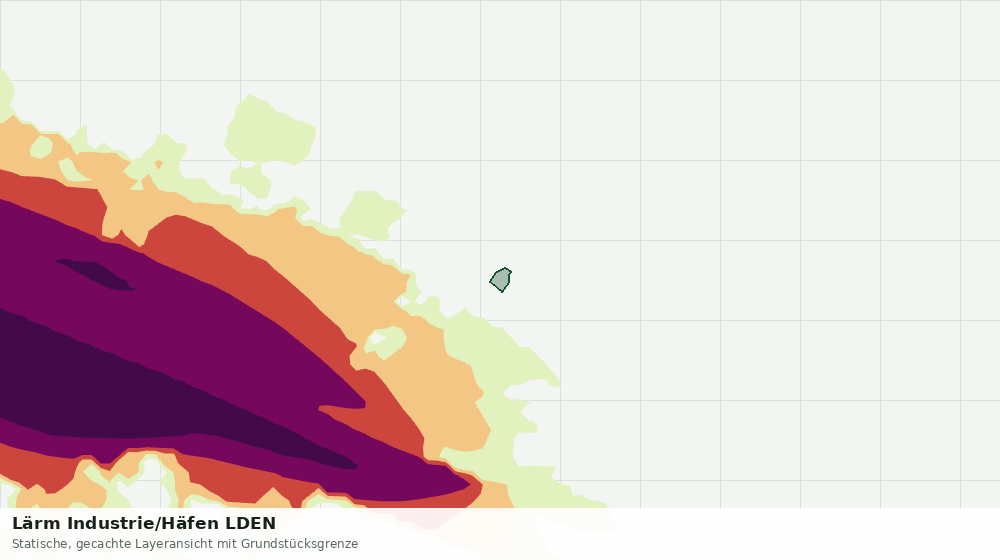 Statische Kartenansicht: Lärm Industrie/Häfen LDEN