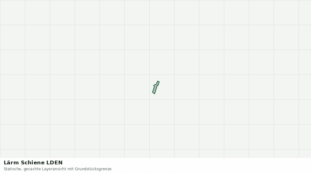 Statische Kartenansicht: Lärm Schiene LDEN