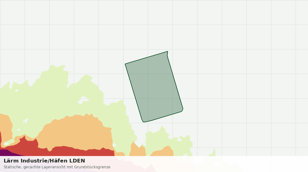 Statische Kartenansicht: Lärm Industrie/Häfen LDEN