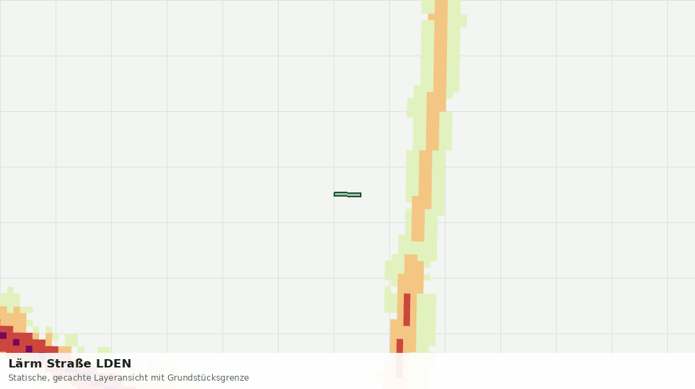 Statische Kartenansicht: Lärm Straße LDEN