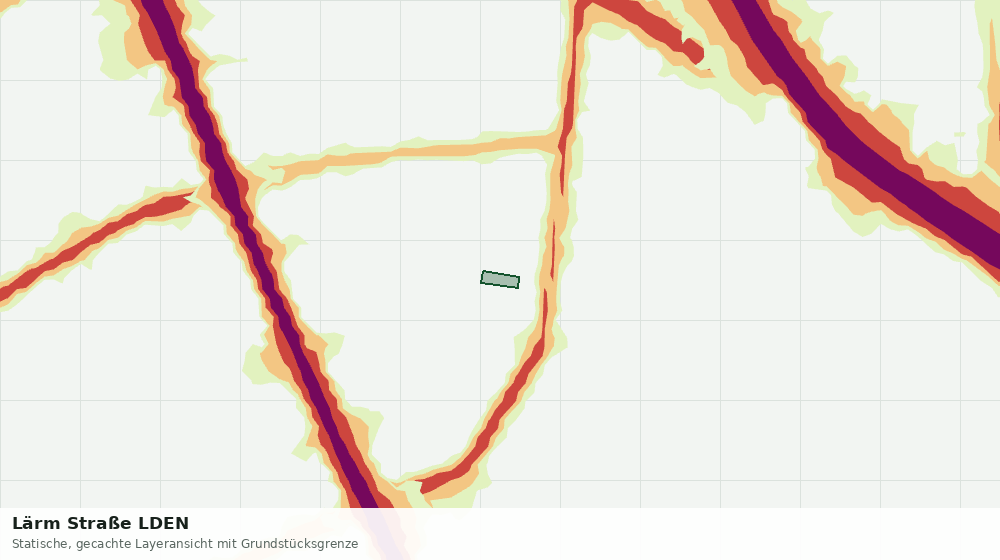 Statische Kartenansicht: Lärm Straße LDEN