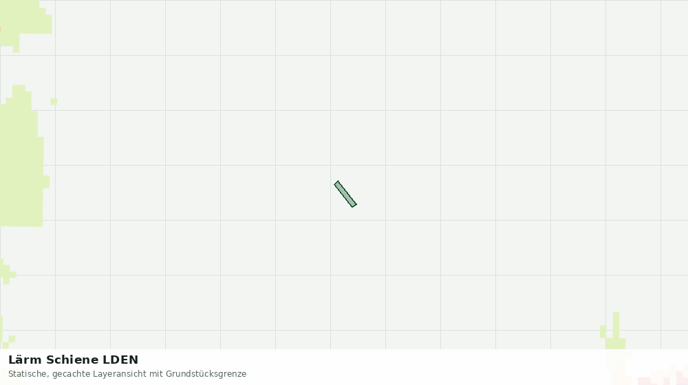 Statische Kartenansicht: Lärm Schiene LDEN
