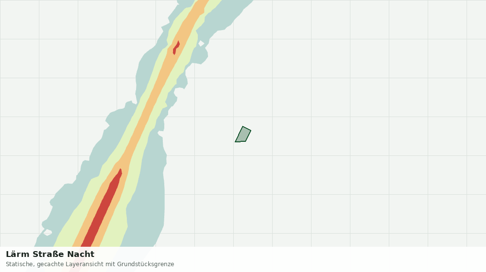 Statische Kartenansicht: Lärm Straße Nacht