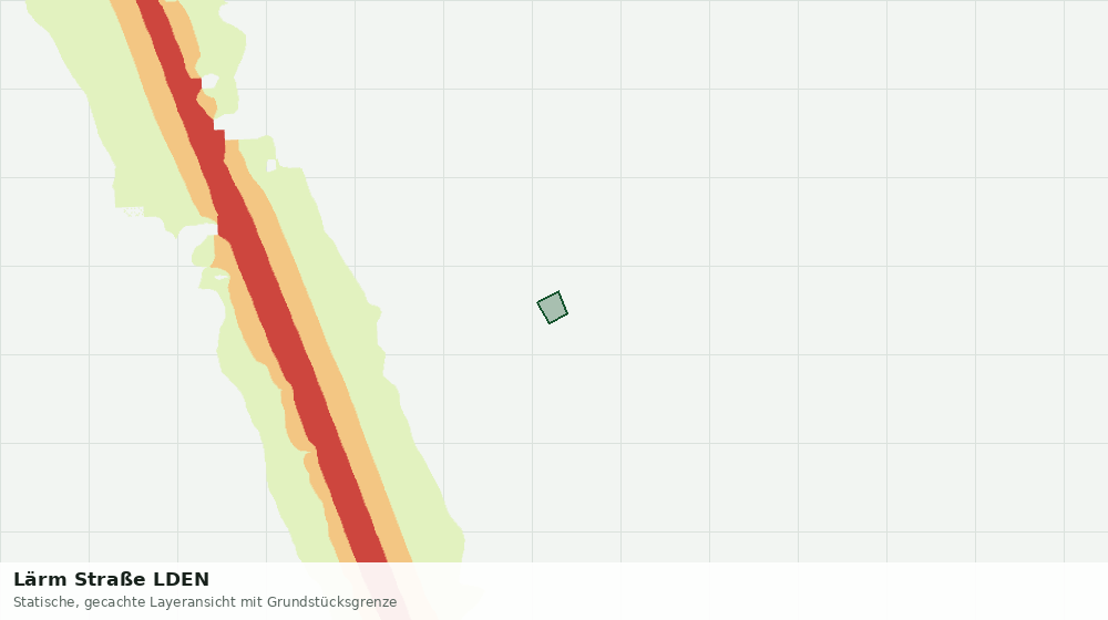 Statische Kartenansicht: Lärm Straße LDEN