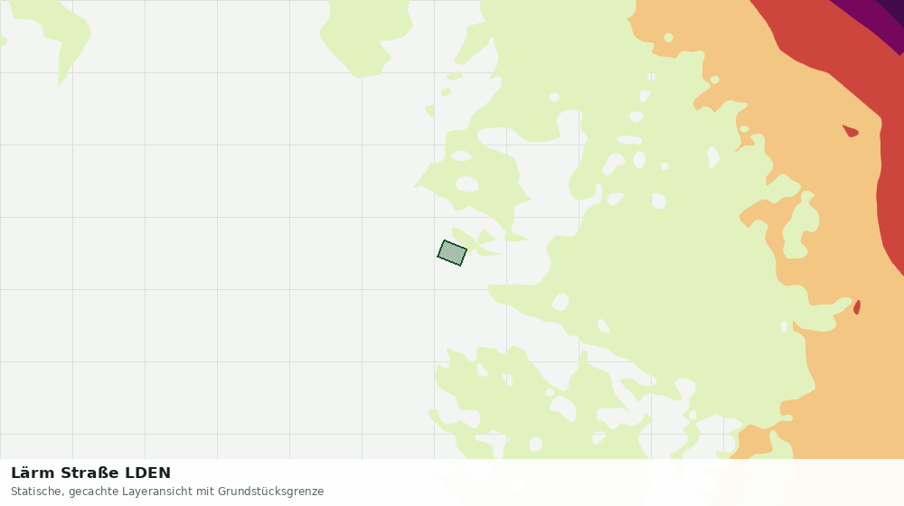 Statische Kartenansicht: Lärm Straße LDEN