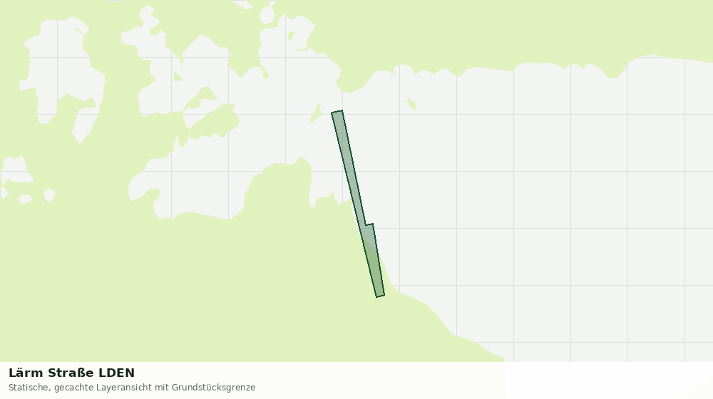 Statische Kartenansicht: Lärm Straße LDEN