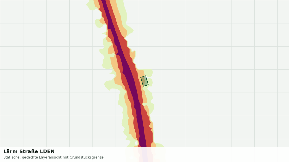Statische Kartenansicht: Lärm Straße LDEN