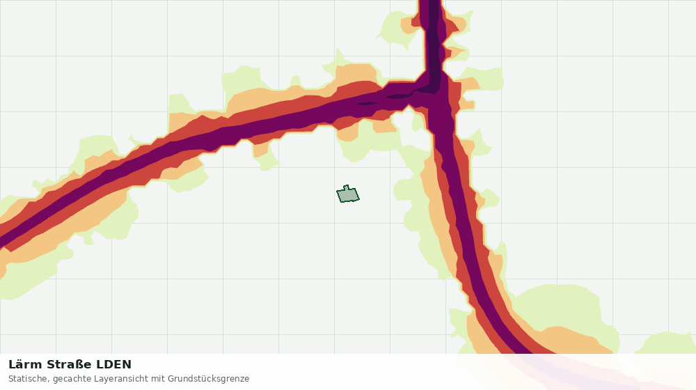 Statische Kartenansicht: Lärm Straße LDEN