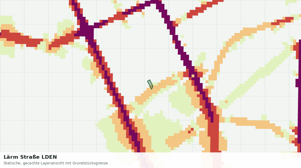 Statische Kartenansicht: Lärm Straße LDEN