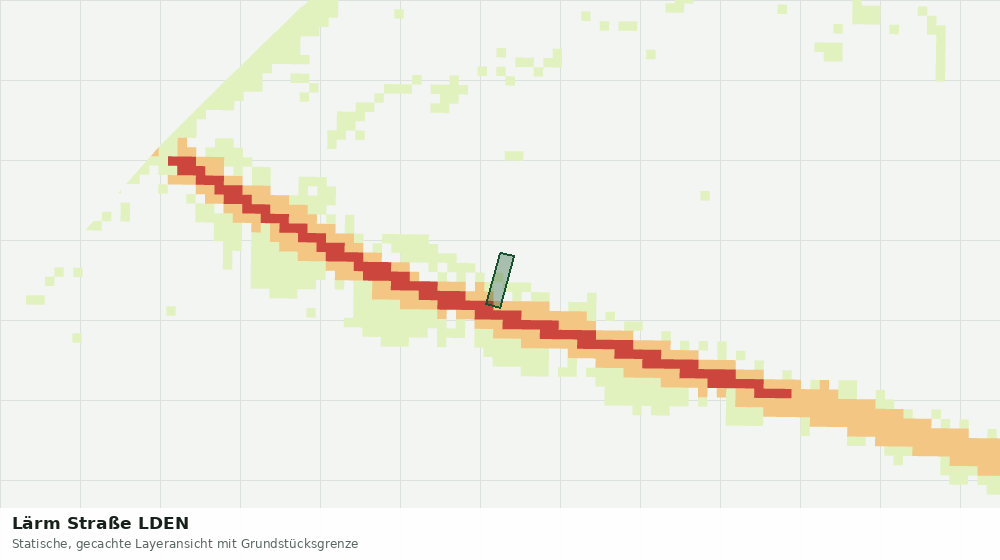 Statische Kartenansicht: Lärm Straße LDEN