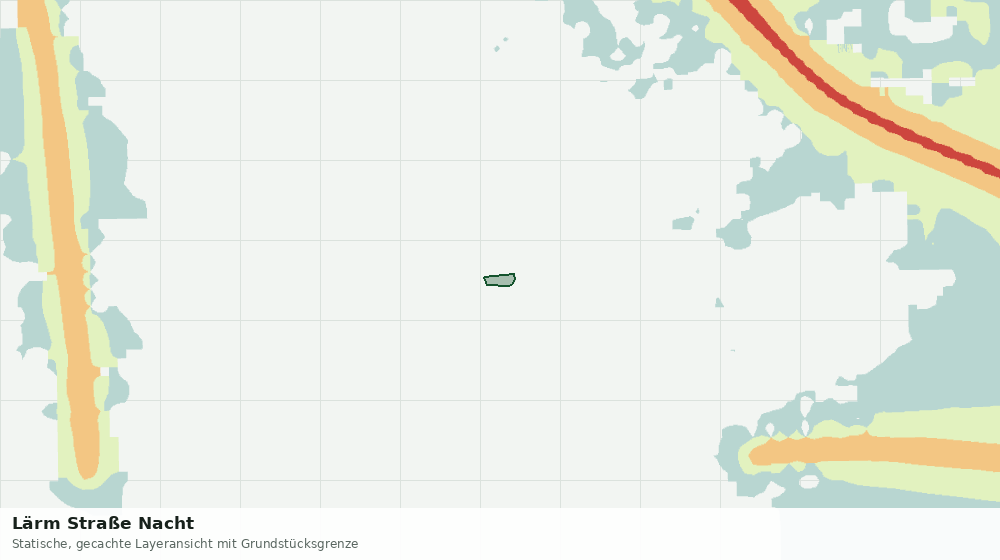 Statische Kartenansicht: Lärm Straße Nacht