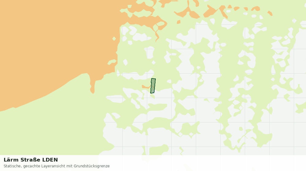 Statische Kartenansicht: Lärm Straße LDEN